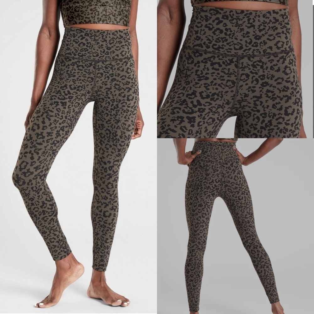 Athleta Leopard Elation Ultra High Rise Tight Leggings